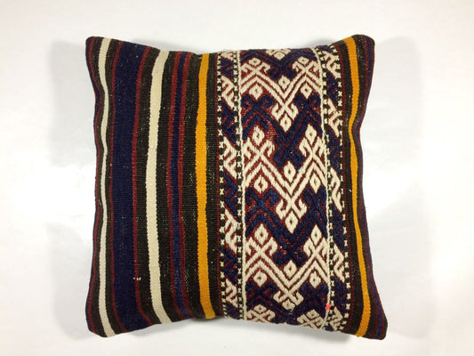 16x16 Ethnic Vintage Turkish Rug Pillow Cover Home Decorative Boho Cushion 548