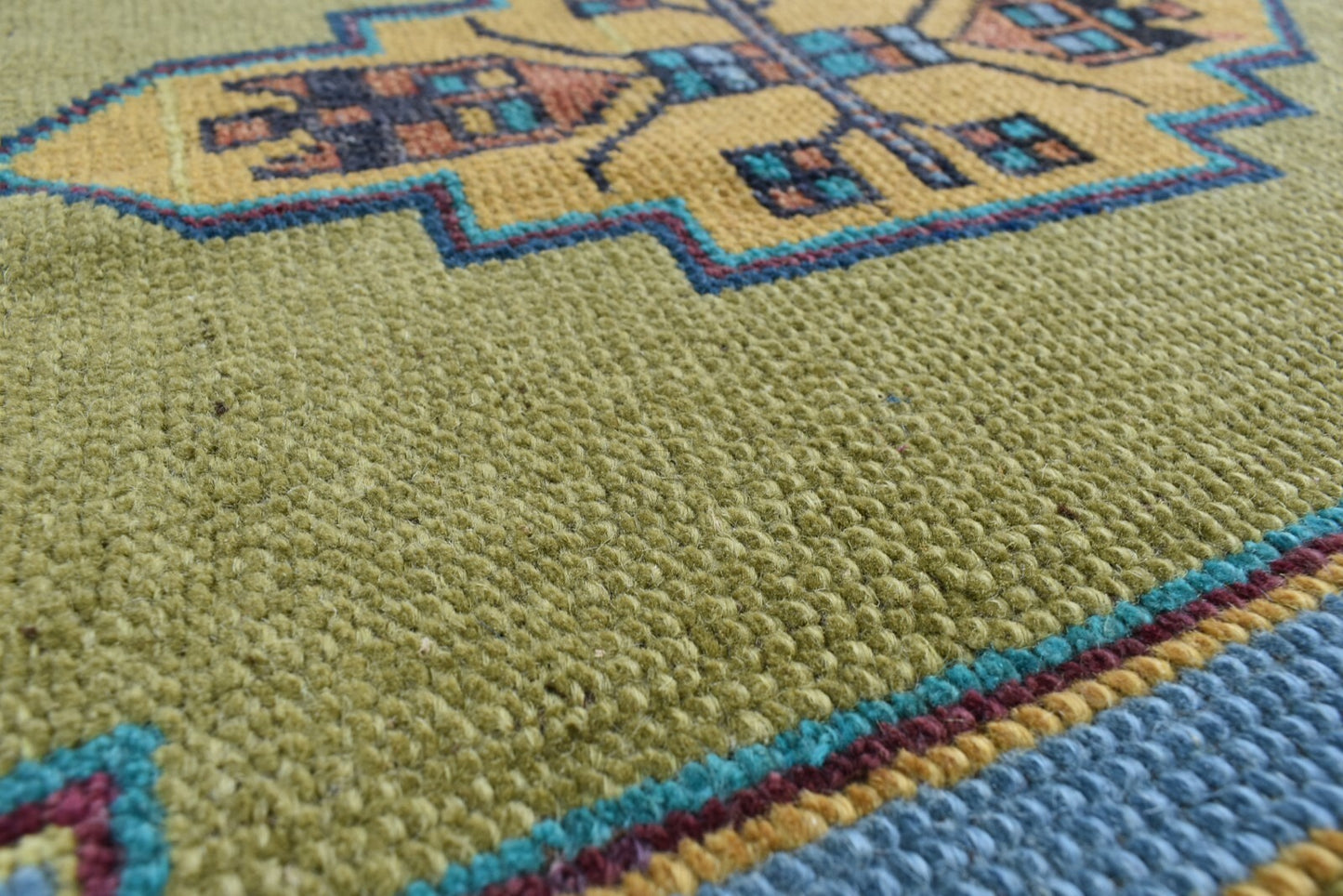 Turkish Runner 3.1x1.6 ft Runner Vintage Oushak Runner Small Faded Runner Y30