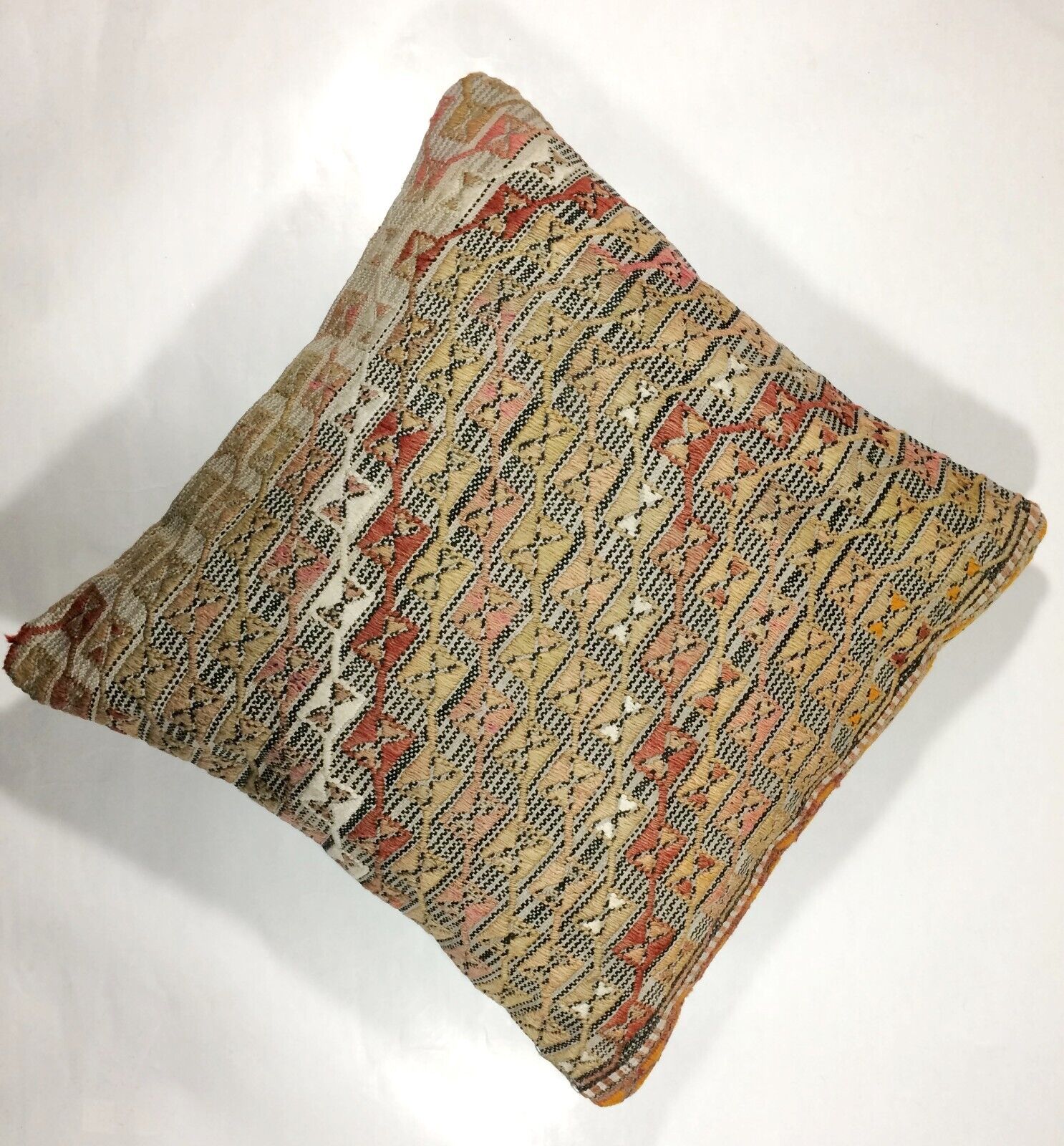 20x20 Kilim Pillow Cover Handmade Vintage Oushak Kilim Cushion Cover 250