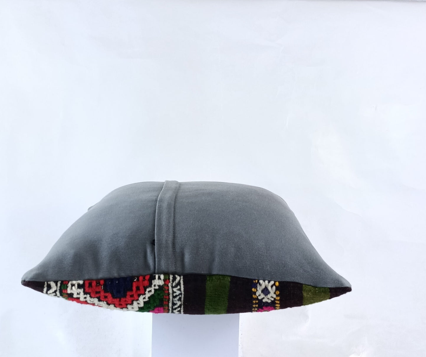 18"x18" Kilim Pillow Cover  Handmade Turkish Vintage Cushion Tribal Lumbar 1838