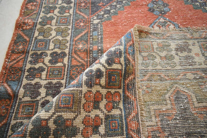 Faded Oushak Rug 6x3.5 ft Anatolian Rug Turkish Carpet Boho Floor Rug U10