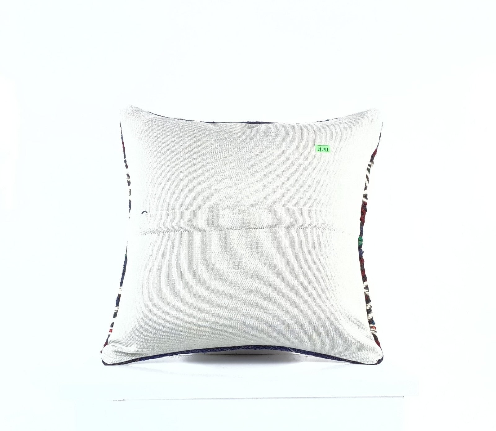 14"x14" Kilim Pillow Cover Handmade Turkish Tribal Ethnic Boho Rug Cushion E1291