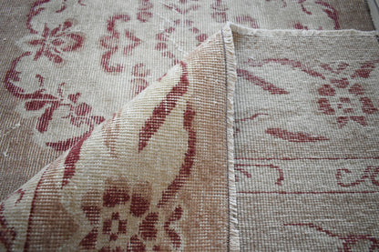 Oushak Runner 10x2.6 ft Handwoven Turkish Runner Vintage Runner Floor Rug R05