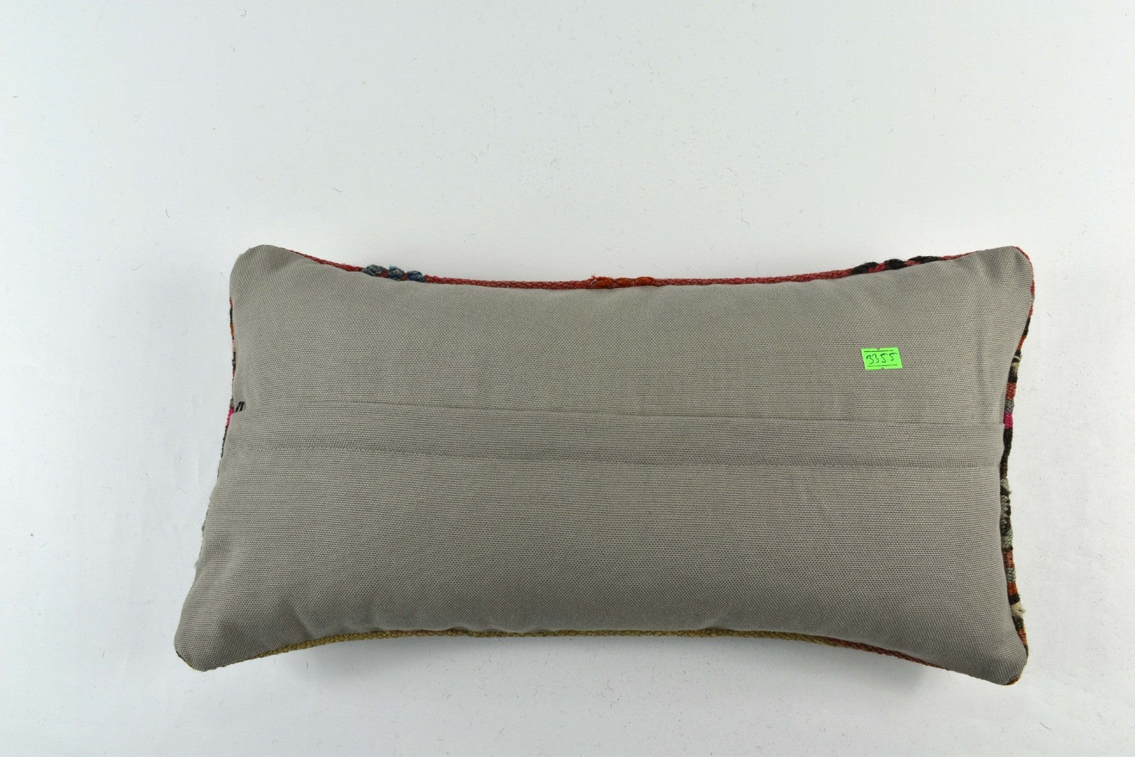 10x20 Kilim Lumbar Pillow Cover Vintage Ethnic Oushak Kilim Pillow Cover 3355