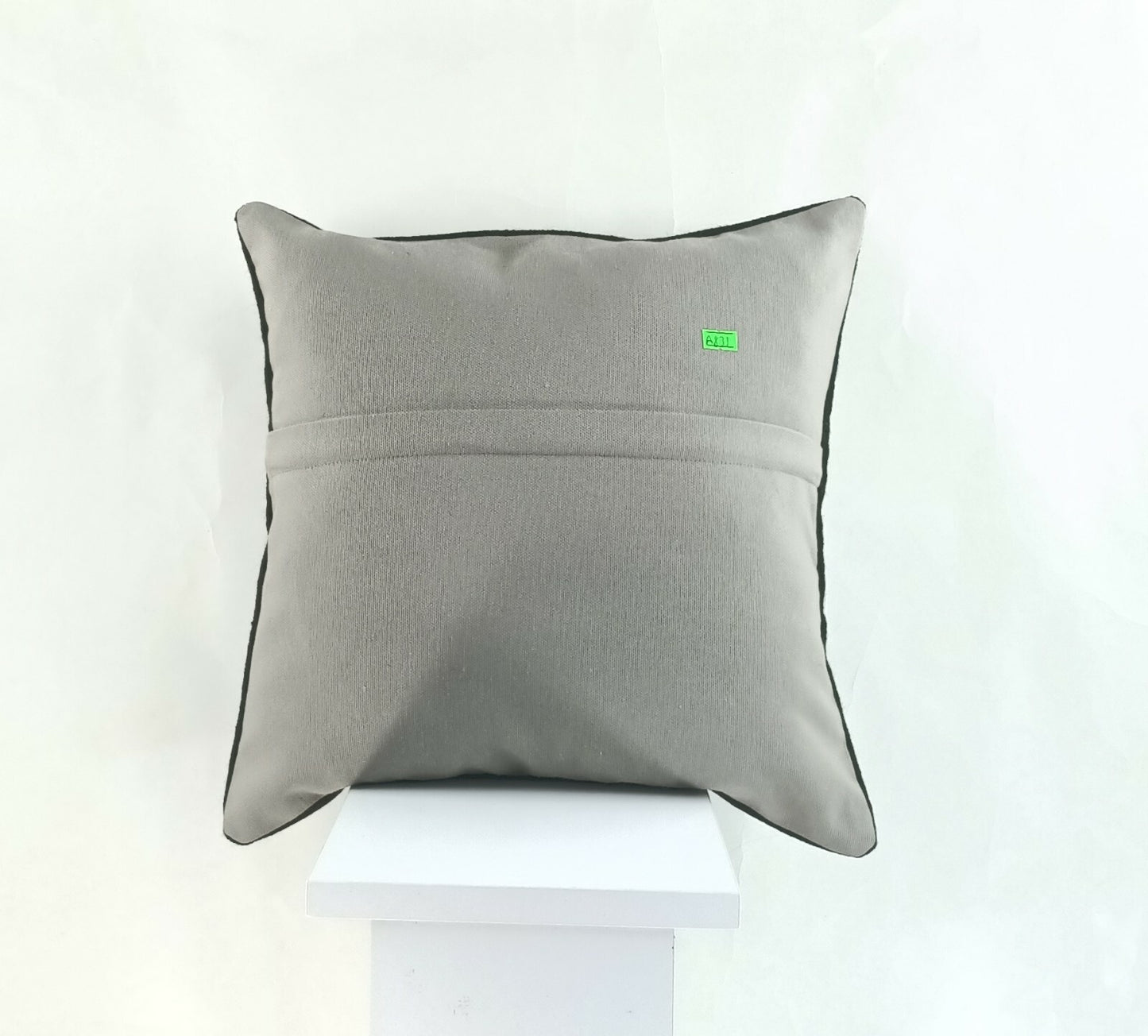 Handmade Kilim Pillow Cover 16x16 Anatolian Traditional Wool Lumbar Cushion A831