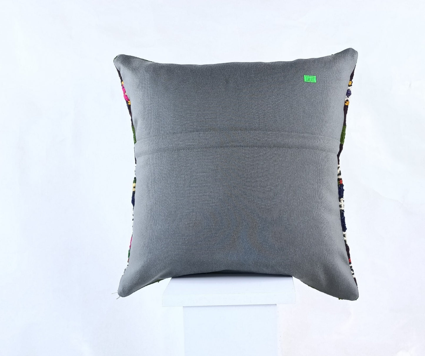 18"x18" Kilim Pillow Cover  Handmade Turkish Vintage Cushion Tribal Lumbar 1835