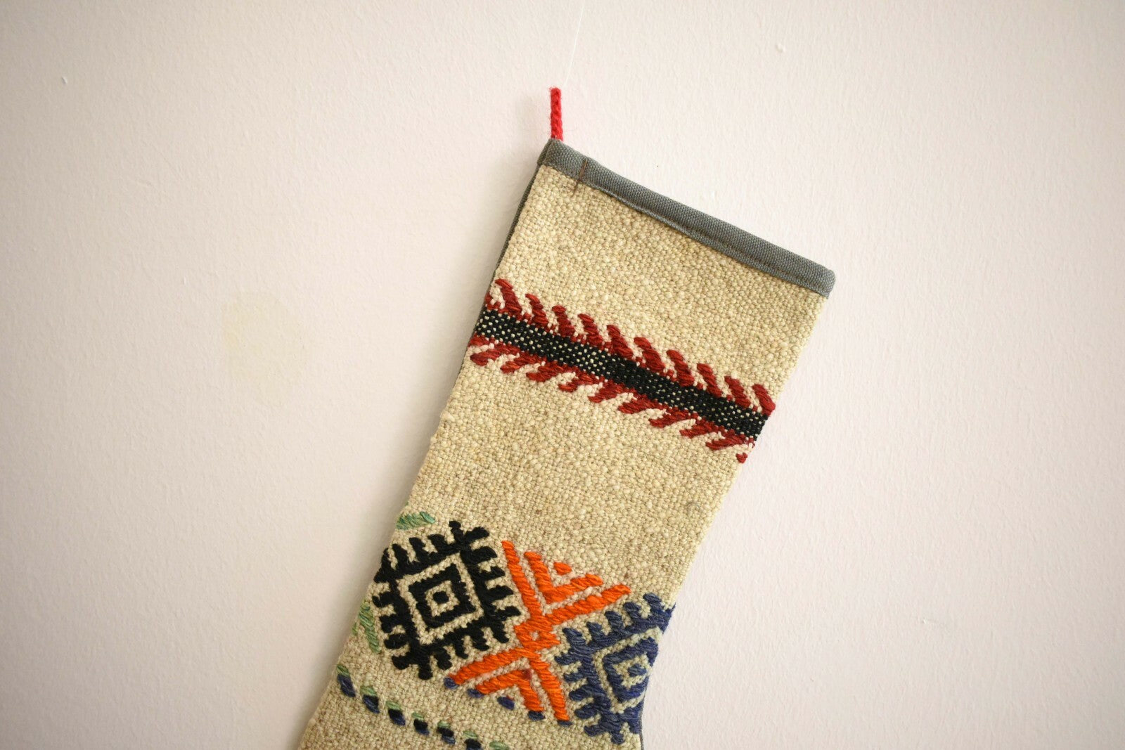  Kilim Christmas Stocking, Rug Christmas Socks, Christmas Decoration, S52