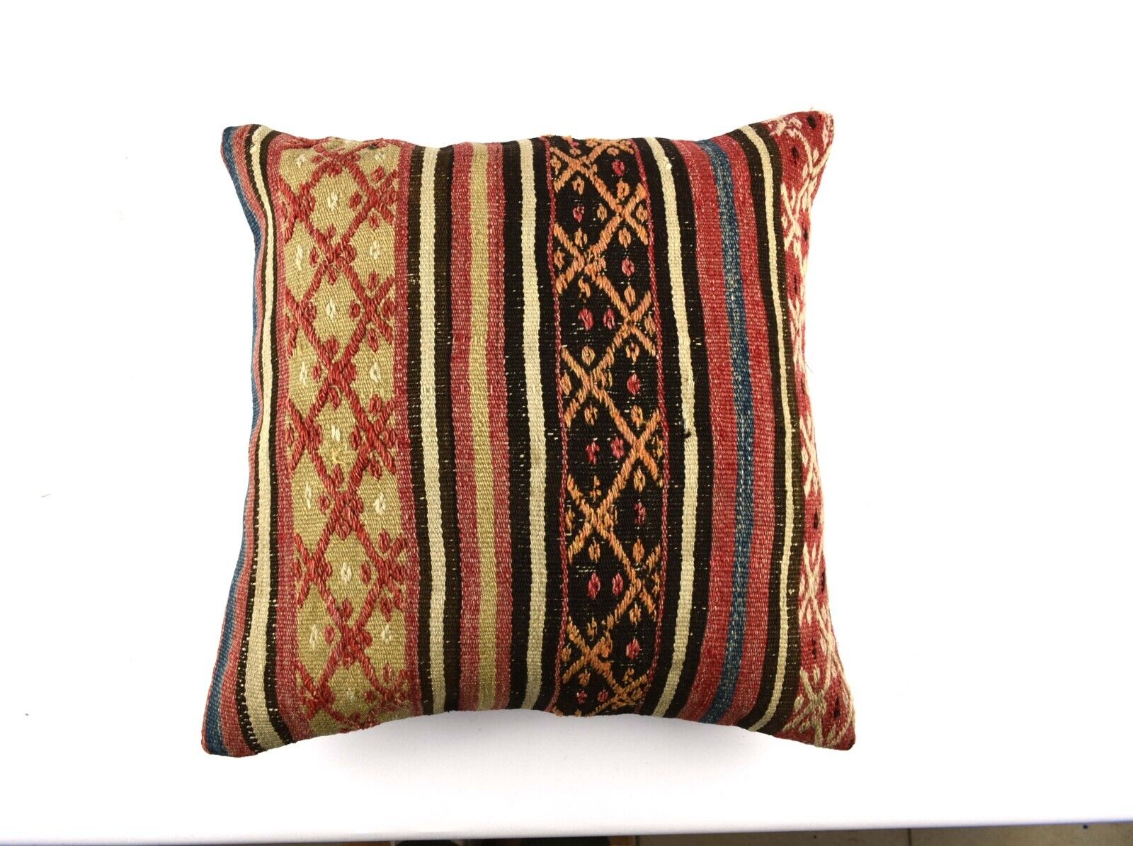 20x20 Kilim Pillow Cover Handmade Vintage Oushak Kilim Cushion Cover 4683