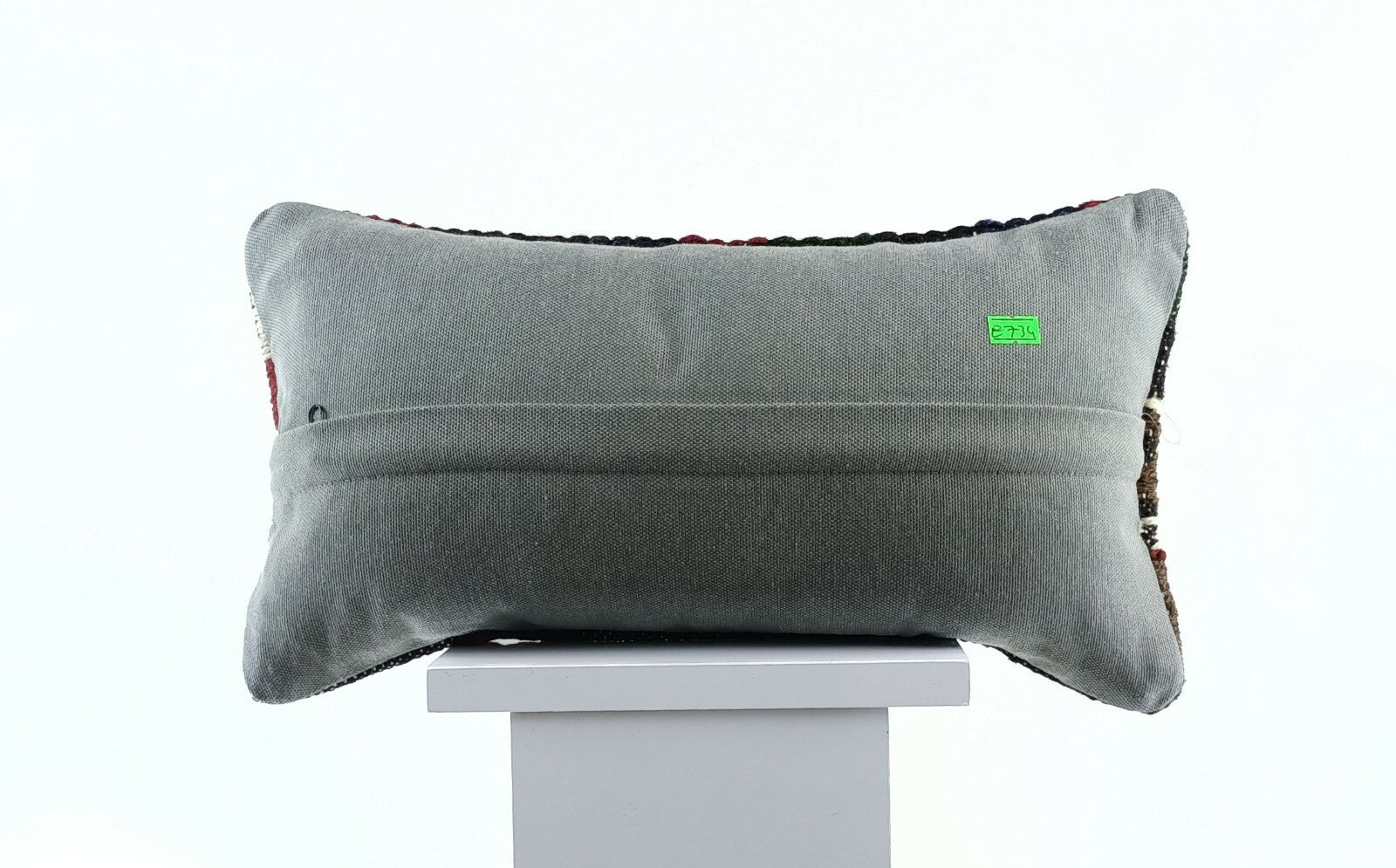 8"x16" Kilim Pillow Cover Handwoven Turkish Rug Traditional Oriental Lumbar E734