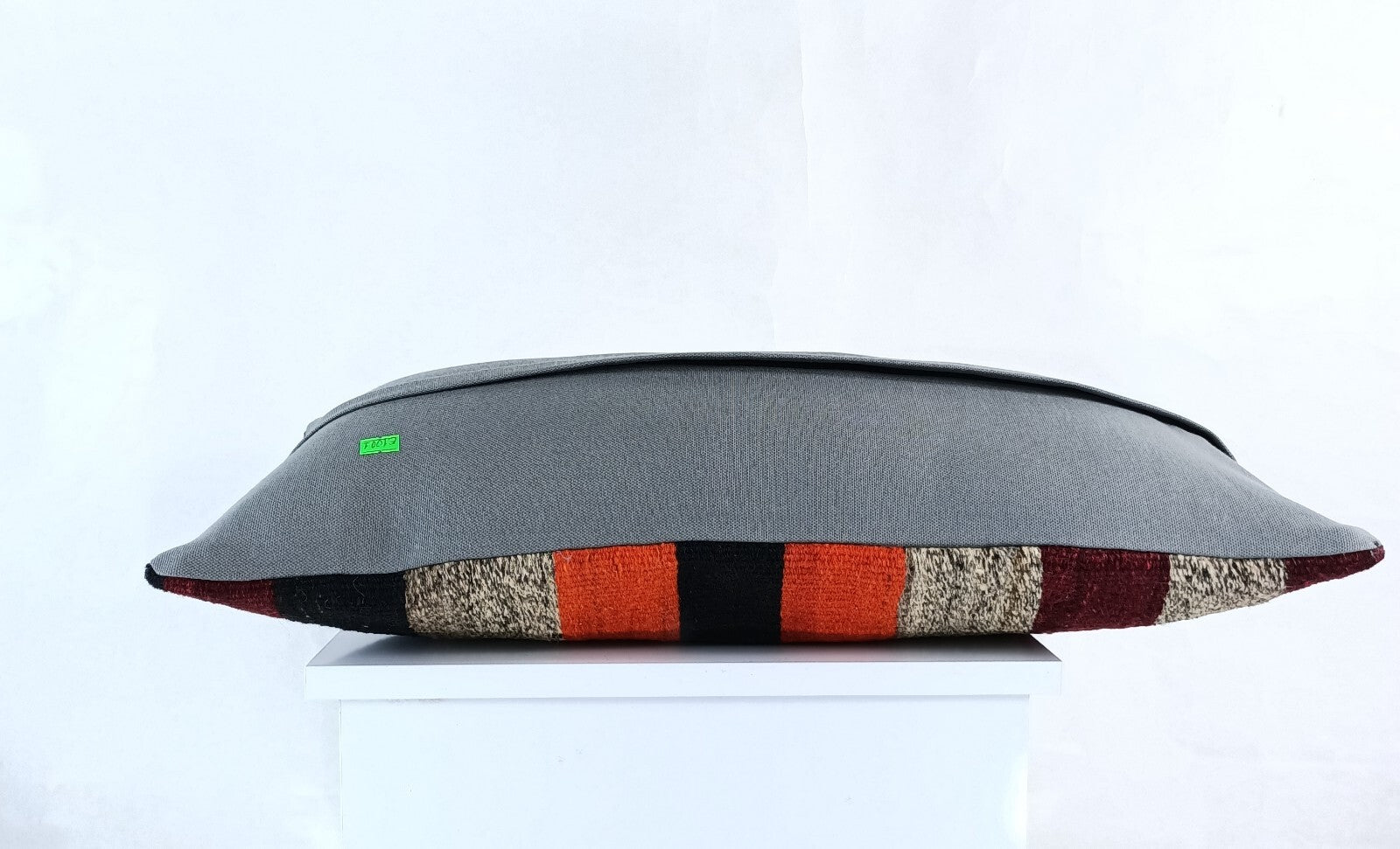 Handmade Turkish Kilim Pillow Cover 12x24 Ethnic Boho Sofa Lumbar Cushion E1001