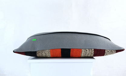 Handmade Turkish Kilim Pillow Cover 12x24 Ethnic Boho Sofa Lumbar Cushion E1001