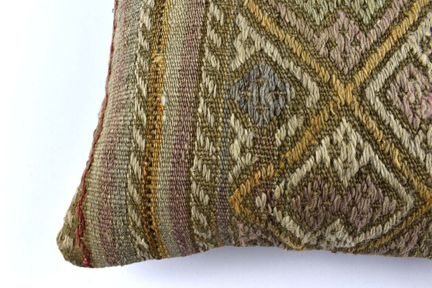 20x20 Kilim Pillow Cover Handmade Vintage Oushak Kilim Cushion Cover 4709