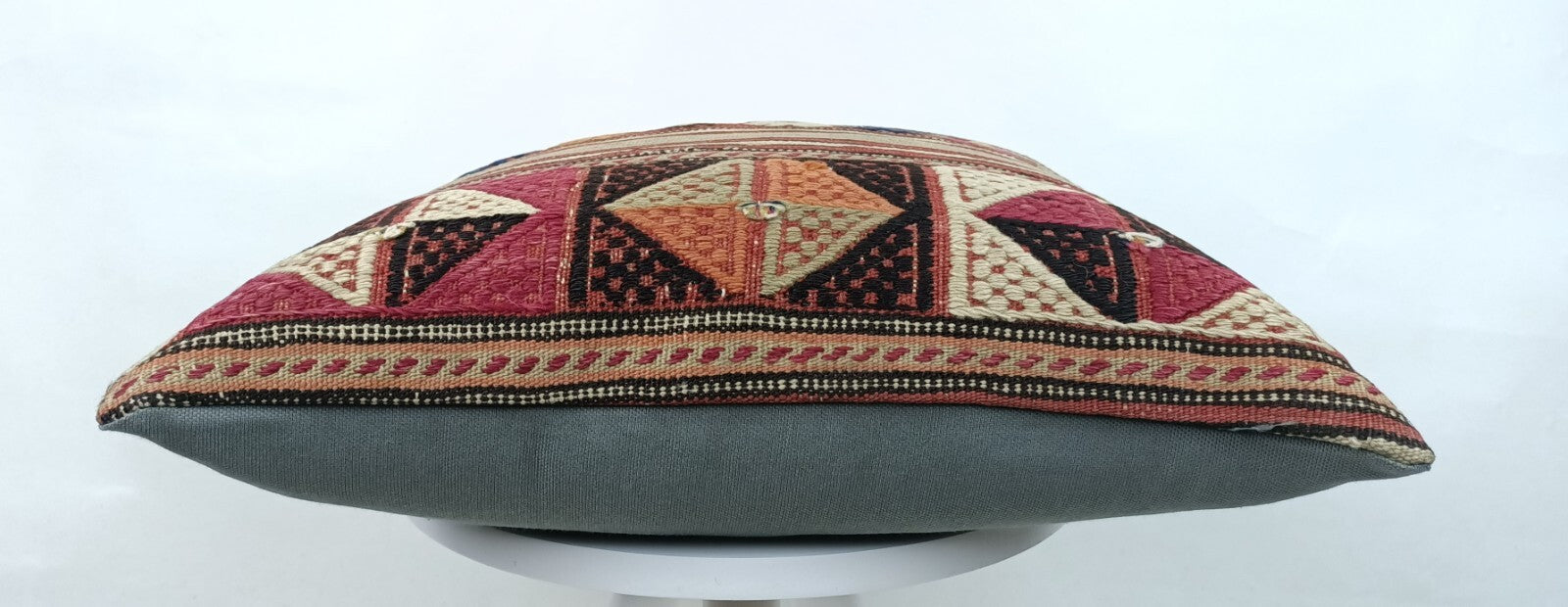 18"x18" Kilim Pillow Cover  Handmade Turkish Vintage Cushion Tribal Lumbar A386
