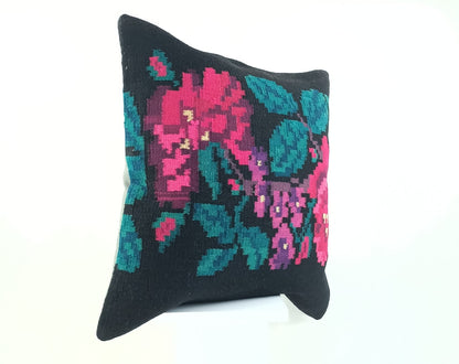 20x20 Kilim Pillow Cover Handmade Vintage Oushak Kilim Cushion Cover 2134