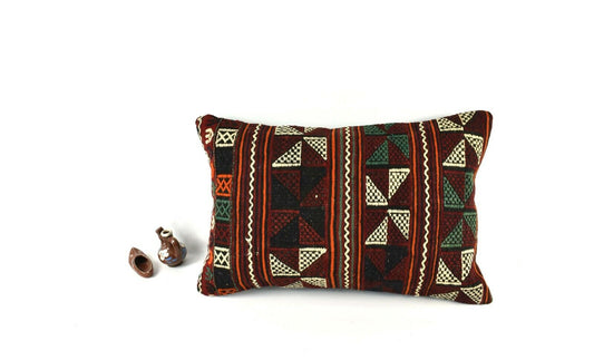 16x24 Kilim Pillow Cover Handmade Vintage Anatolian Lumbar Cushion Cover A2717