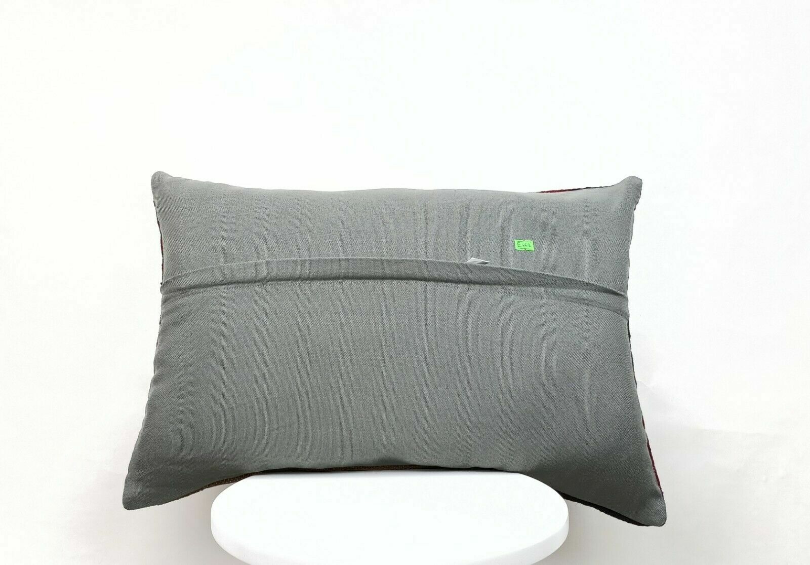 16x24 Kilim Lumbar Pillow Handmade Turkish Rug Tribal Bohemian Cushion Case E462