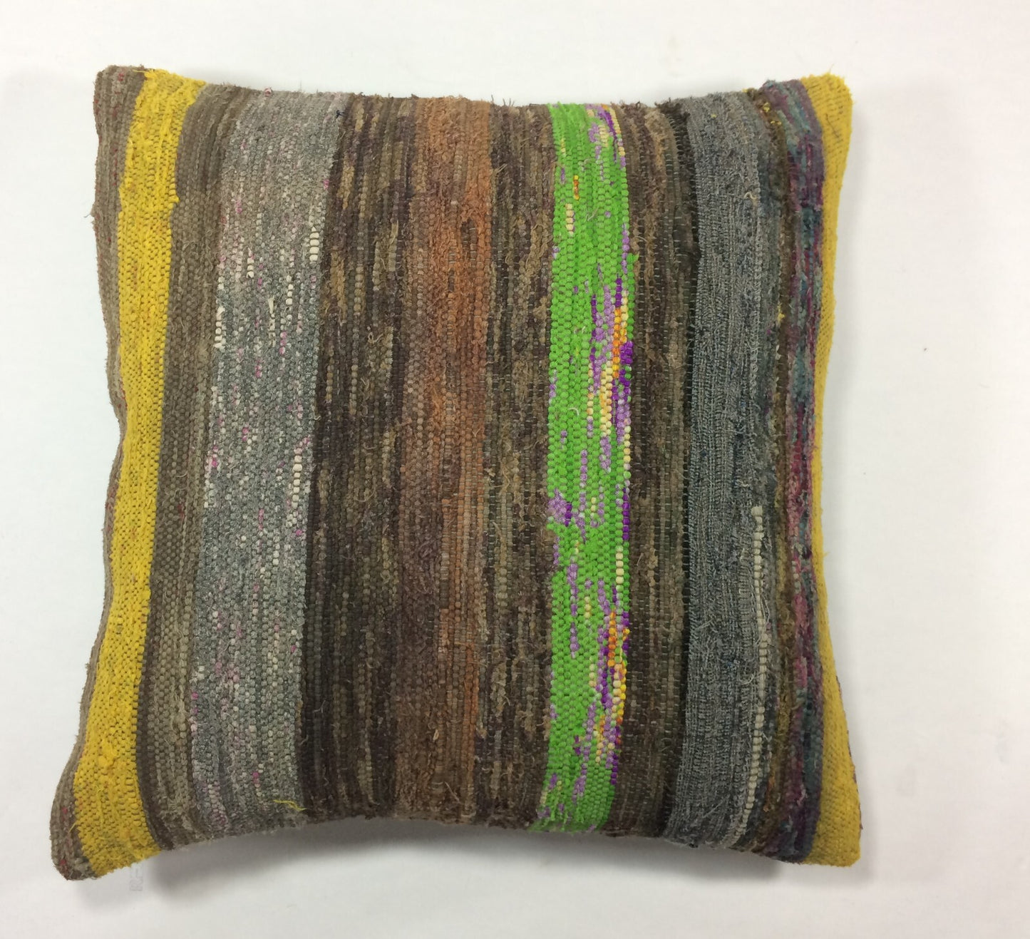 18"x18" Kilim Pillow Cover  Handmade Turkish Vintage Cushion Tribal Lumbar 1259