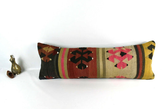 12x36 Kilim Pillow Cover Home Decorative Handmade Vintage Long Lumbar A2417