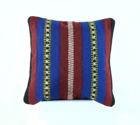 16x16 Ethnic Vintage Turkish Rug Pillow Cover Home Decorative Boho Cushion 2332