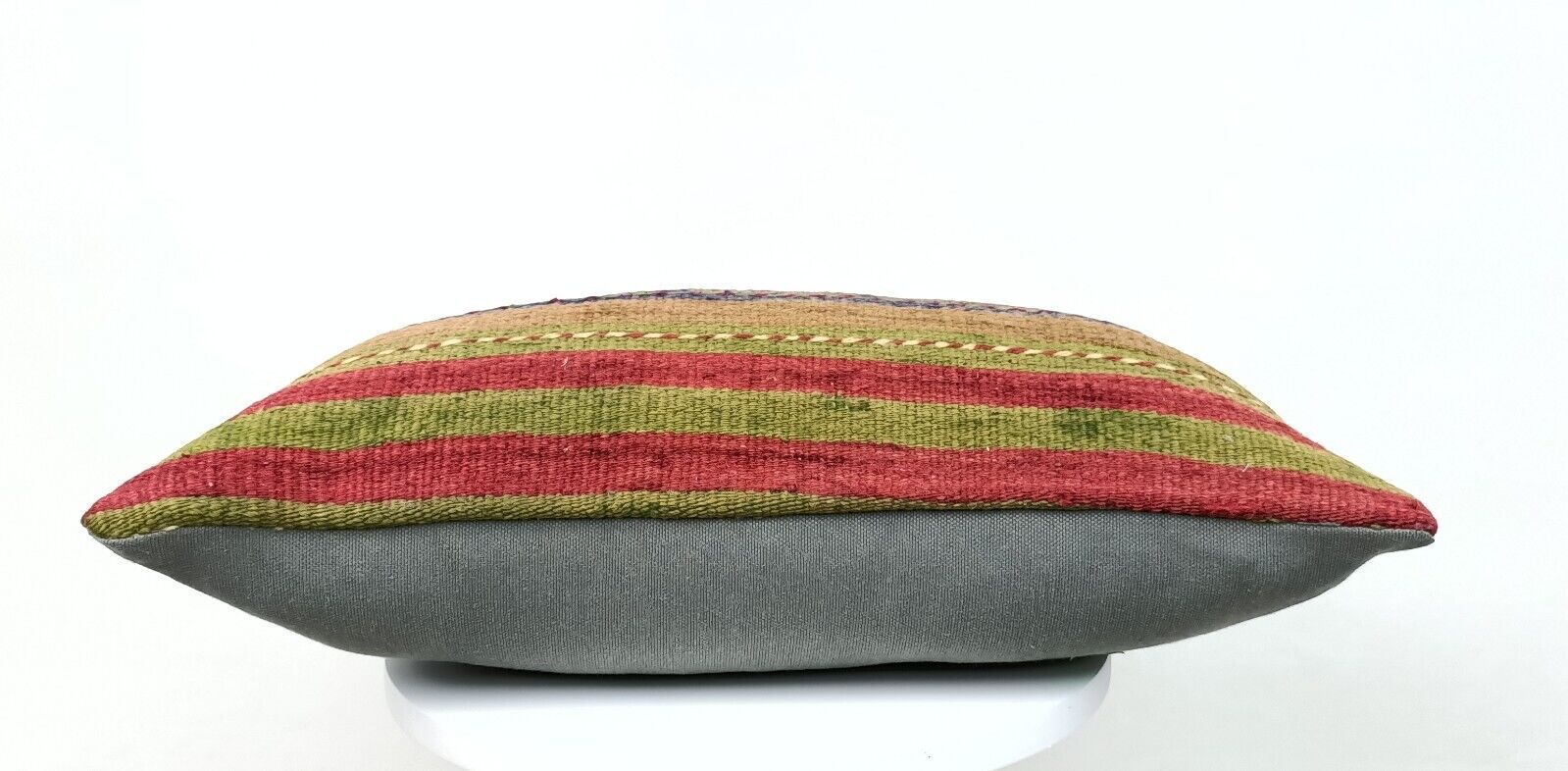 Kilim Pillow Cover 12x20 Turkish Handmade Sofa Couch Floor Lumbar Cushion E512