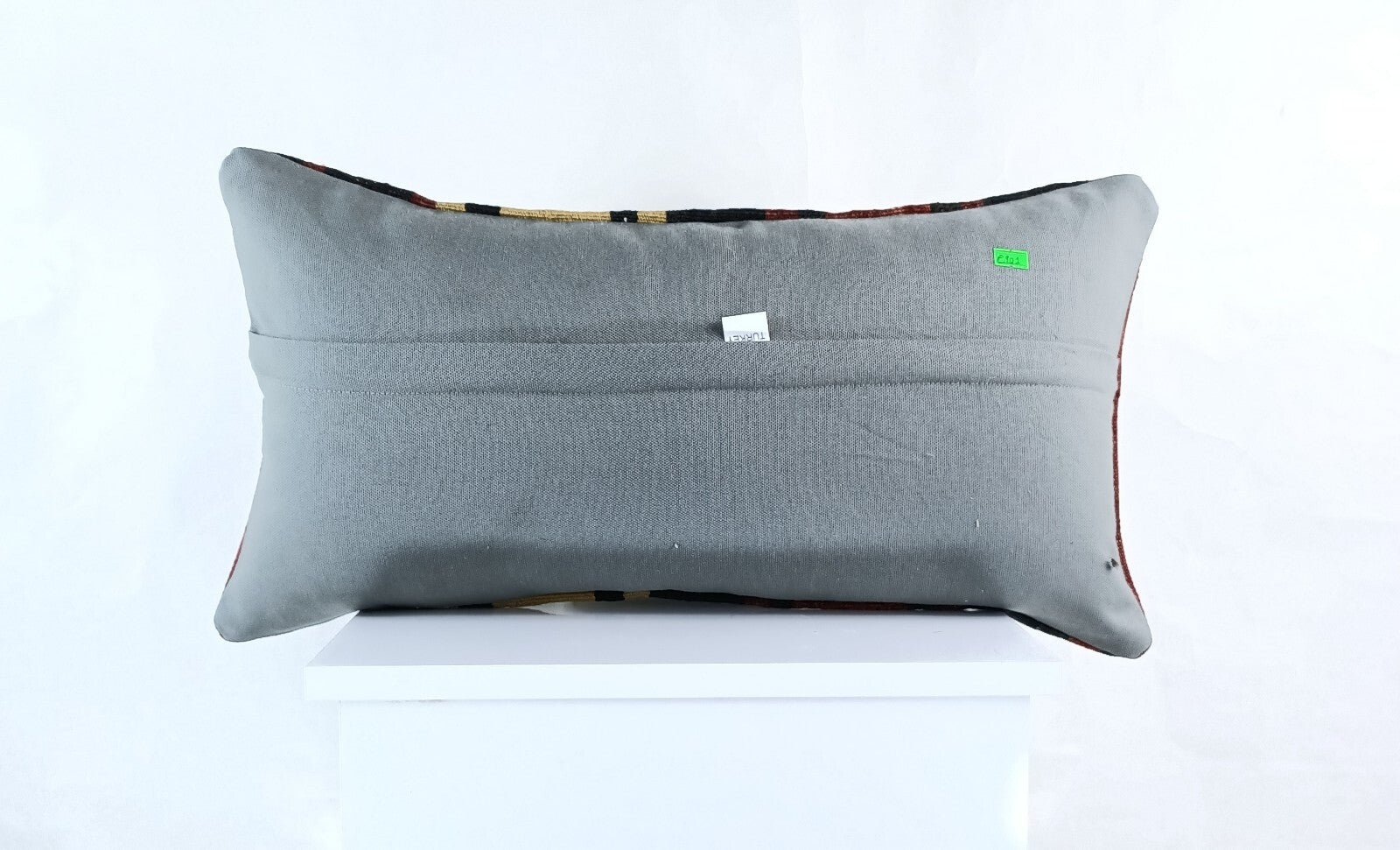 12x24 Kilim Lumbar Cushion Cover Turkish Tribal Vintage Ethnic Pillow E901