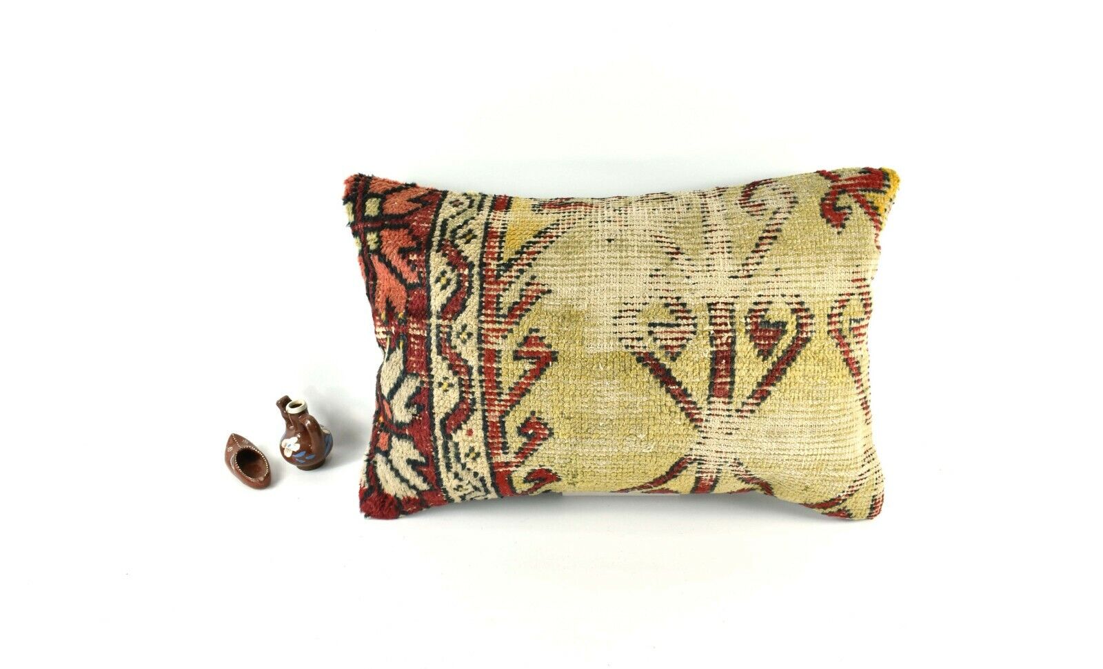 16x24 Kilim Pillow Cover Handmade Vintage Anatolian Lumbar Cushion Cover A2682