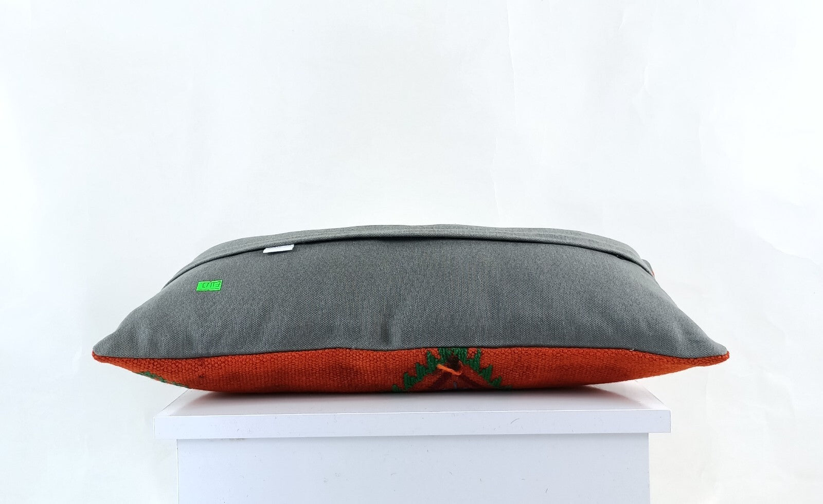 10x20 Kilim Lumbar Pillow Cover Vintage Ethnic Oushak Kilim Pillow Cover E1113