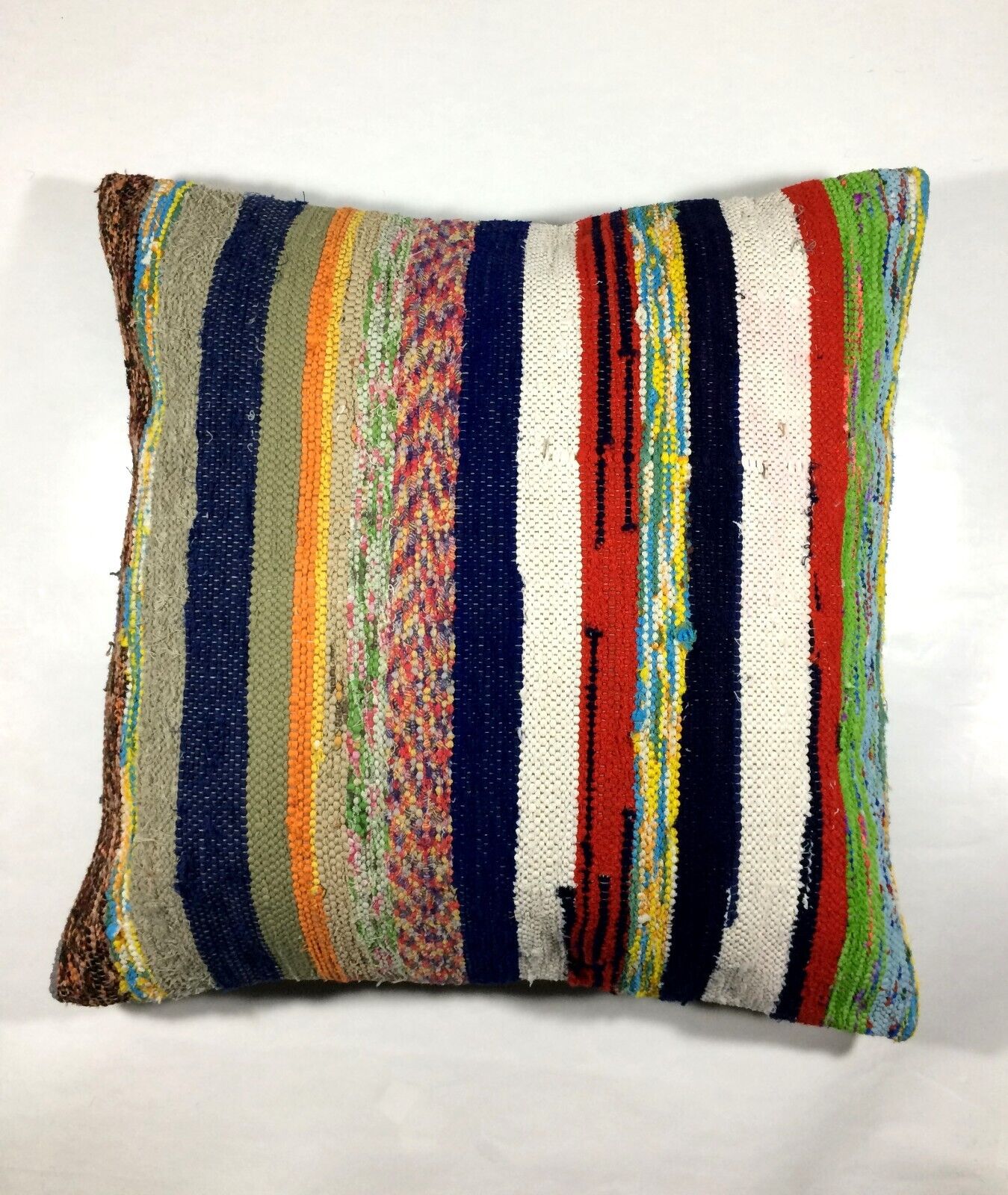 20x20 Kilim Pillow Cover Handmade Vintage Oushak Kilim Cushion Cover 256