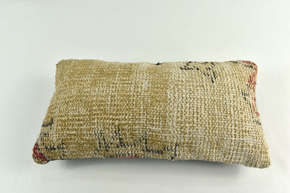 Turkish Cushion Cover 8"x16" Handmade Vintage Boho Ethnic Throw Pillow Case 3704