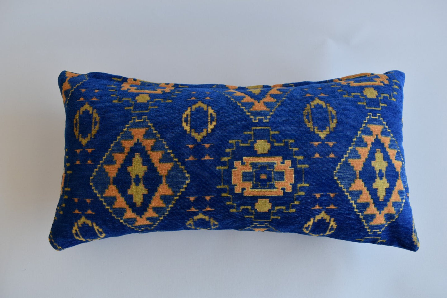 2 pcs/set Kilim Design Fabric Pillow Cover Handmade Ethnic Tribal Boho Lumbar