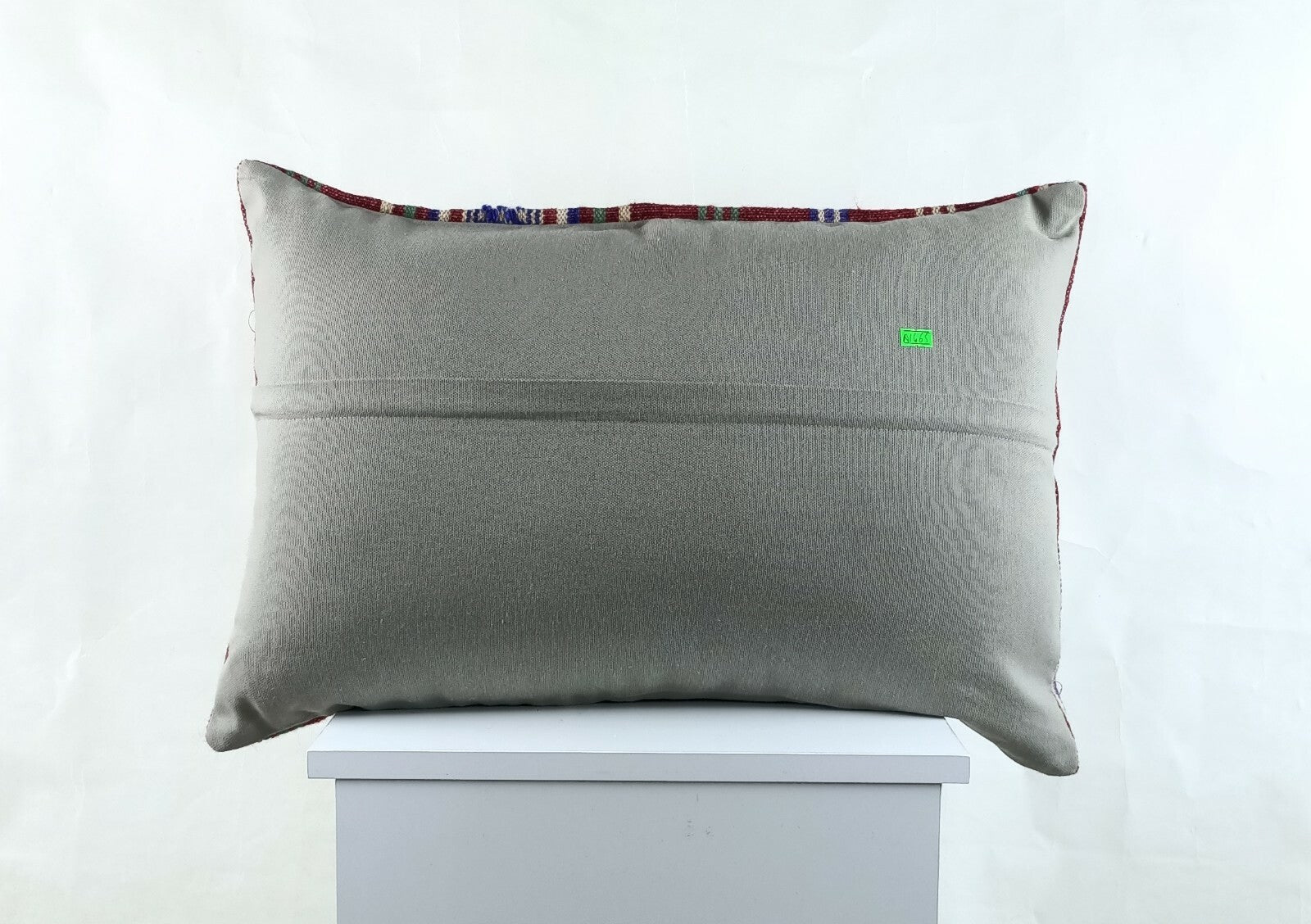 Kilim Pillow Cover 16x24 in Traditional Handmade Anatolian Lumbar Cushion A1465