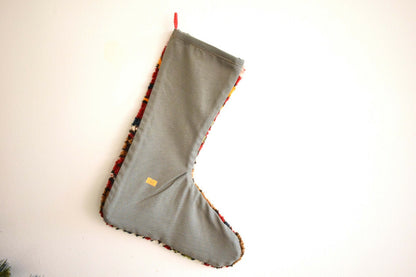 Christmas Stocking Kilim Gift Stocking Holiday Decor Sock Xmas Stocking S291