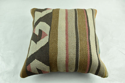 20x20 Kilim Pillow Cover Handmade Vintage Oushak Kilim Cushion Cover 2988