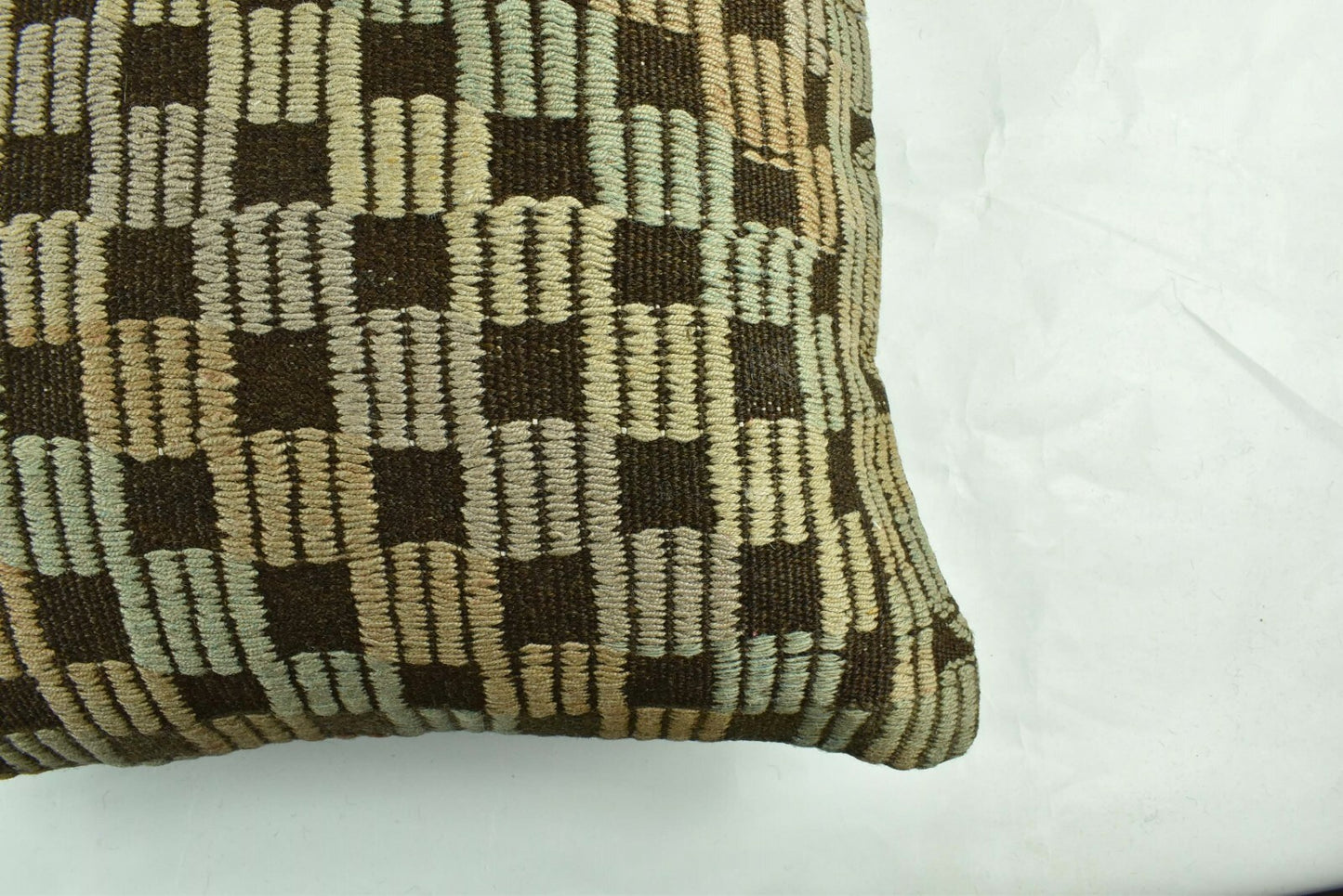 20x20 Kilim Pillow Cover Handmade Vintage Oushak Kilim Cushion Cover A1906