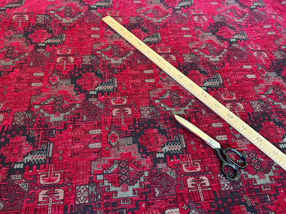 Kilim Pattern Upholstery Fabric Oriental Ethnic Design Decorative Boho Tapestry