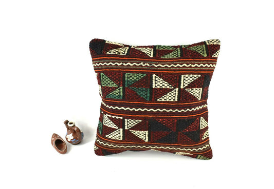 16x16 Kilim Pillow Cover Home Decorative Handmade Vintage Cushion Cover A2530