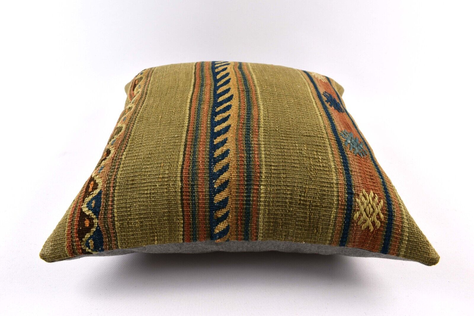 20x20 Kilim Pillow Cover Handmade Vintage Oushak Kilim Cushion Cover 4702