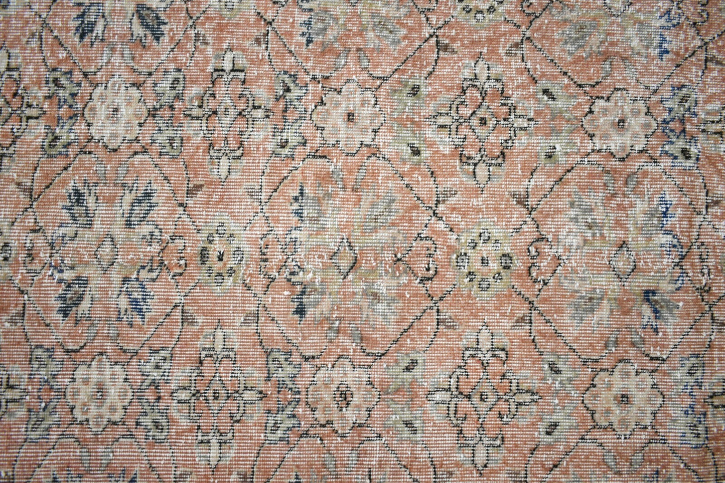 Vintage Oushak Rug 6.5x3.3 ft Turkish Floor Rug Faded Area Rug Oriental Rug U05