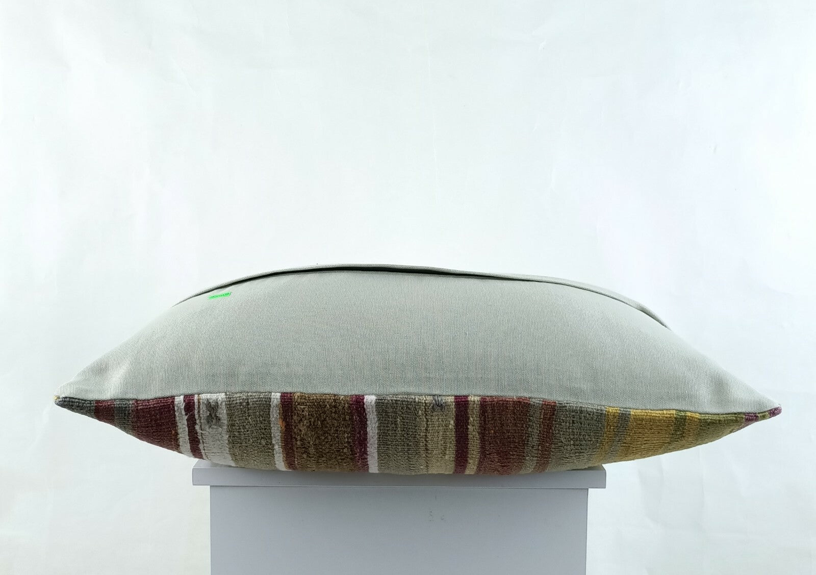 Kilim Pillow Cover 16x24 in Traditional Handmade Anatolian Lumbar Cushion A1456