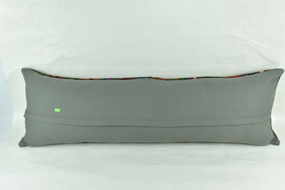 Extra Large Kilim Pillow Cover 16x48 Handmade Ethnic Boho Oriental Lumbar 3245