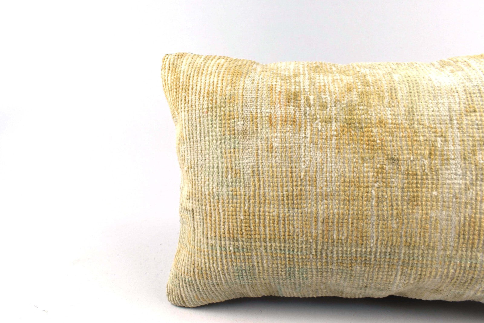 Kilim Pillow Cover 12x20 Handmade Turkish Rug Boho Ethnic Lumbar Cushion 4902