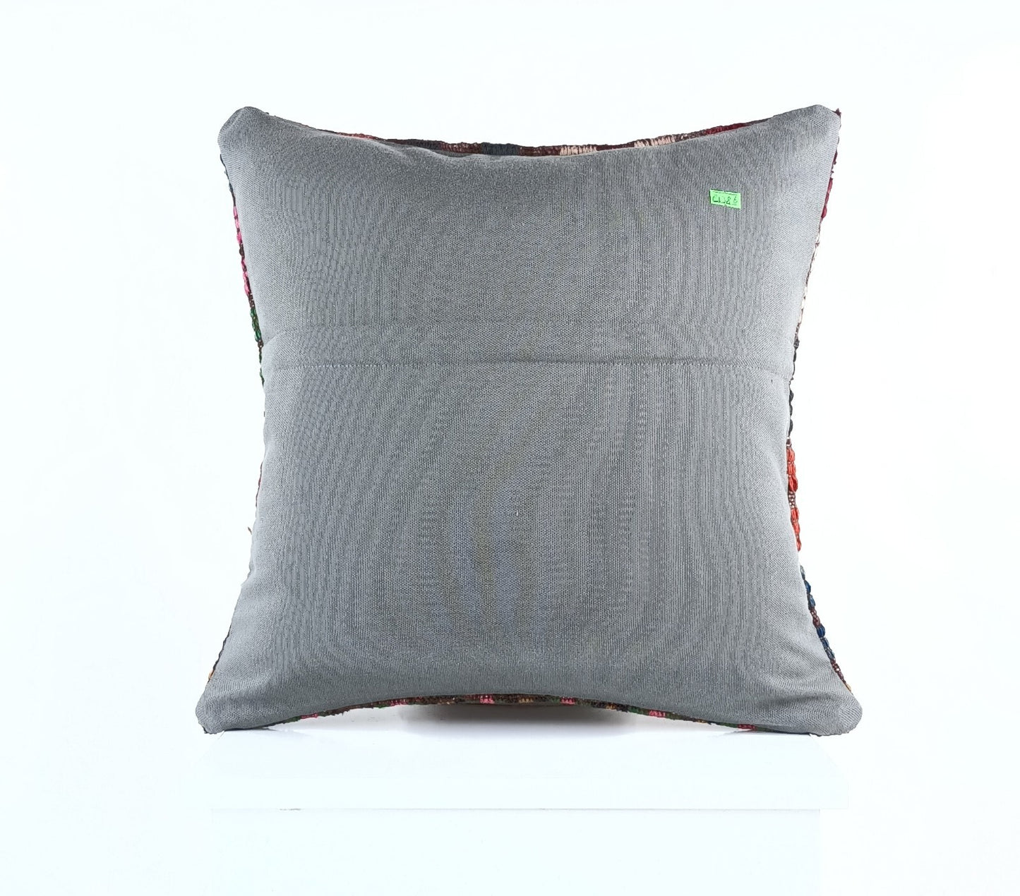 18"x18" Kilim Pillow Cover  Handmade Turkish Vintage Cushion Tribal Lumbar E1386