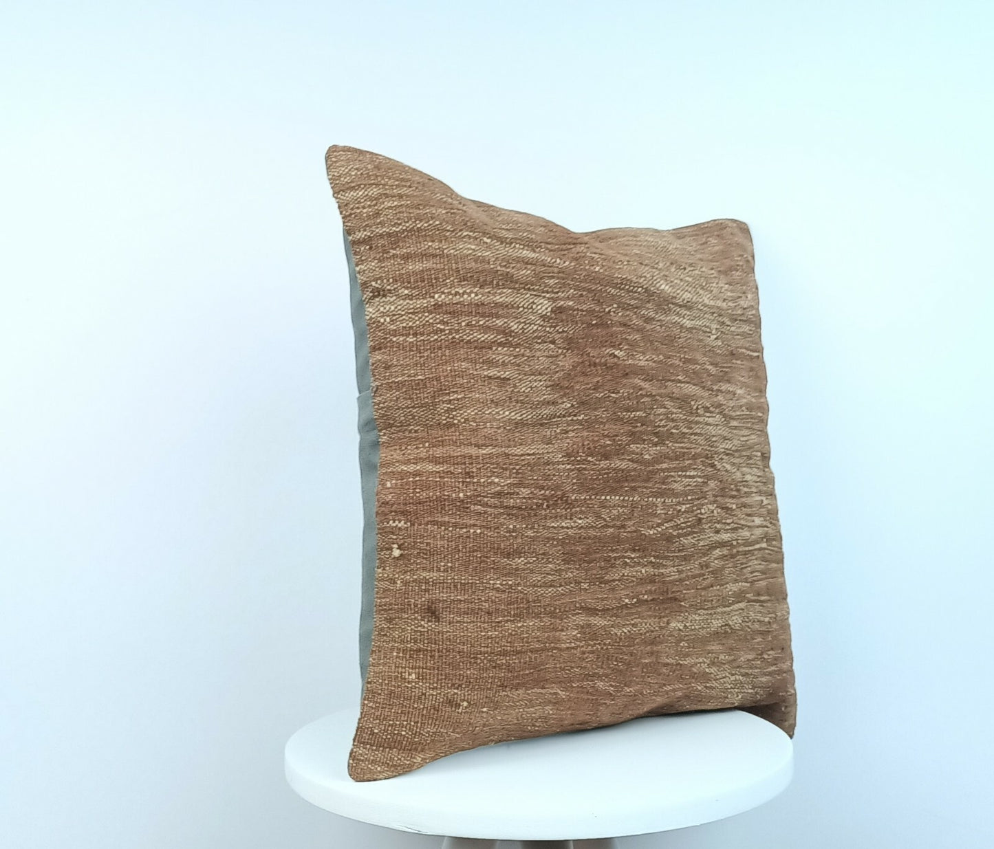 Kilim Pillow Cover 16"x16" Home Decorative Boho Rustic Rug Lumbar Cushion E194