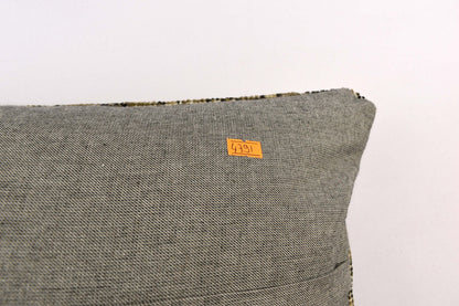 16x24 Kilim Pillow Cover Handmade Vintage Anatolian Lumbar Cushion Cover 4791