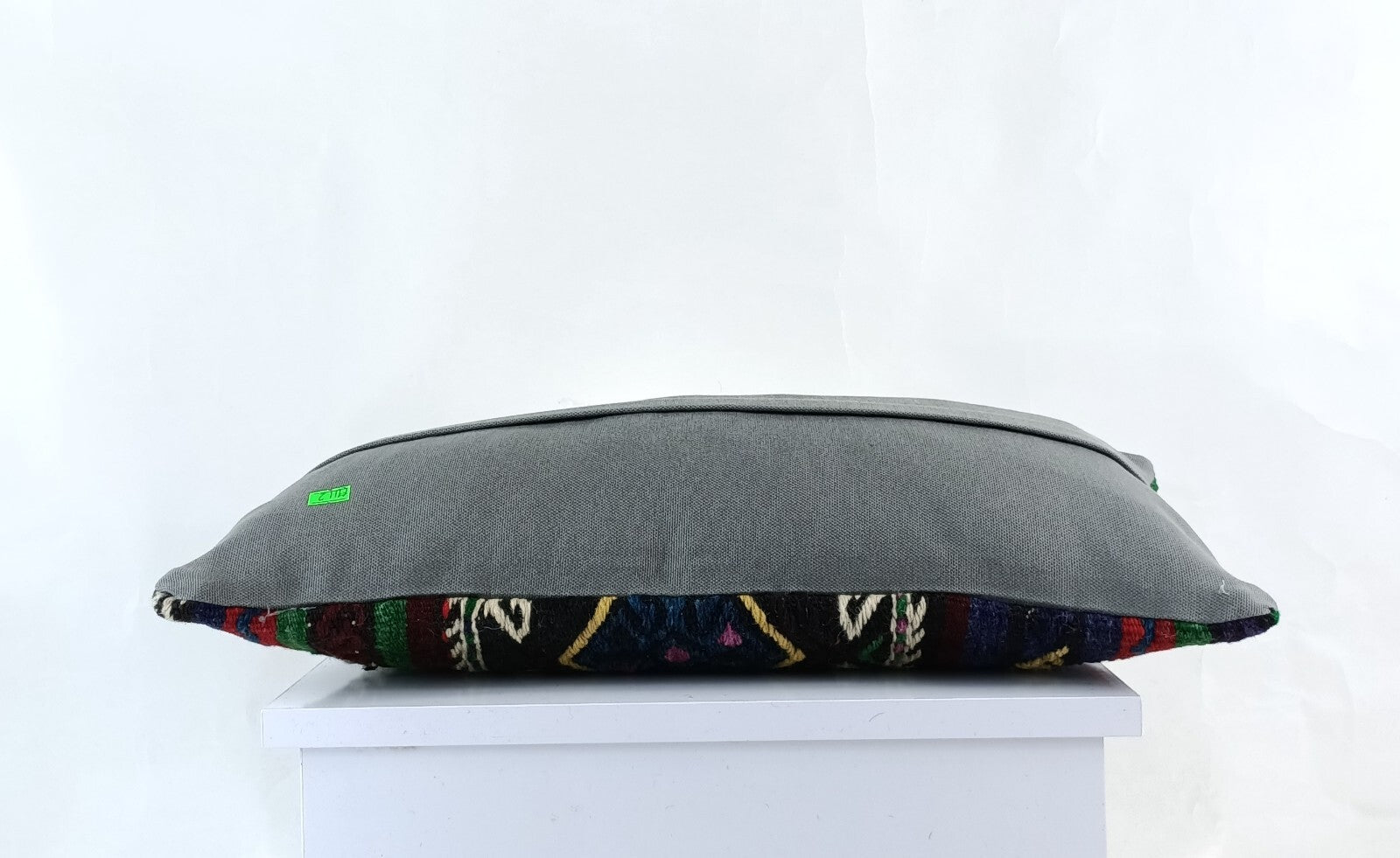 10x20 Kilim Lumbar Pillow Cover Vintage Ethnic Oushak Kilim Pillow Cover E1112