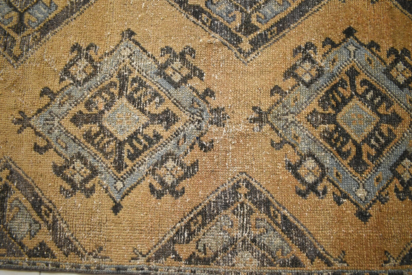 Turkish Runner Rug 11.3x2.8 ft Vintage Runner Hallway Runner Handwoven Rug R35