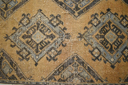 Turkish Runner Rug 11.3x2.8 ft Vintage Runner Hallway Runner Handwoven Rug R35