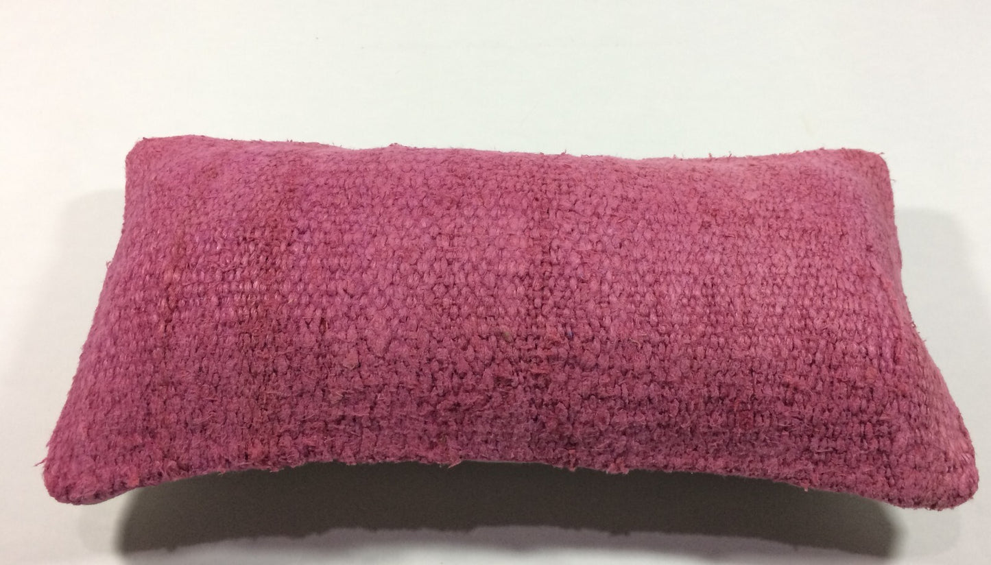 Turkish Cushion Cover 8"x16" Handmade Vintage Boho Ethnic Throw Pillow Case 1446