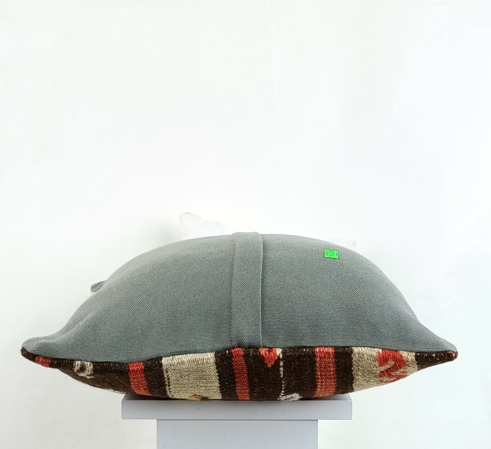 14x14 Kilim Cushion Cover Turkish Ottoman Boho Rustic Throw Pillow Case  A1274