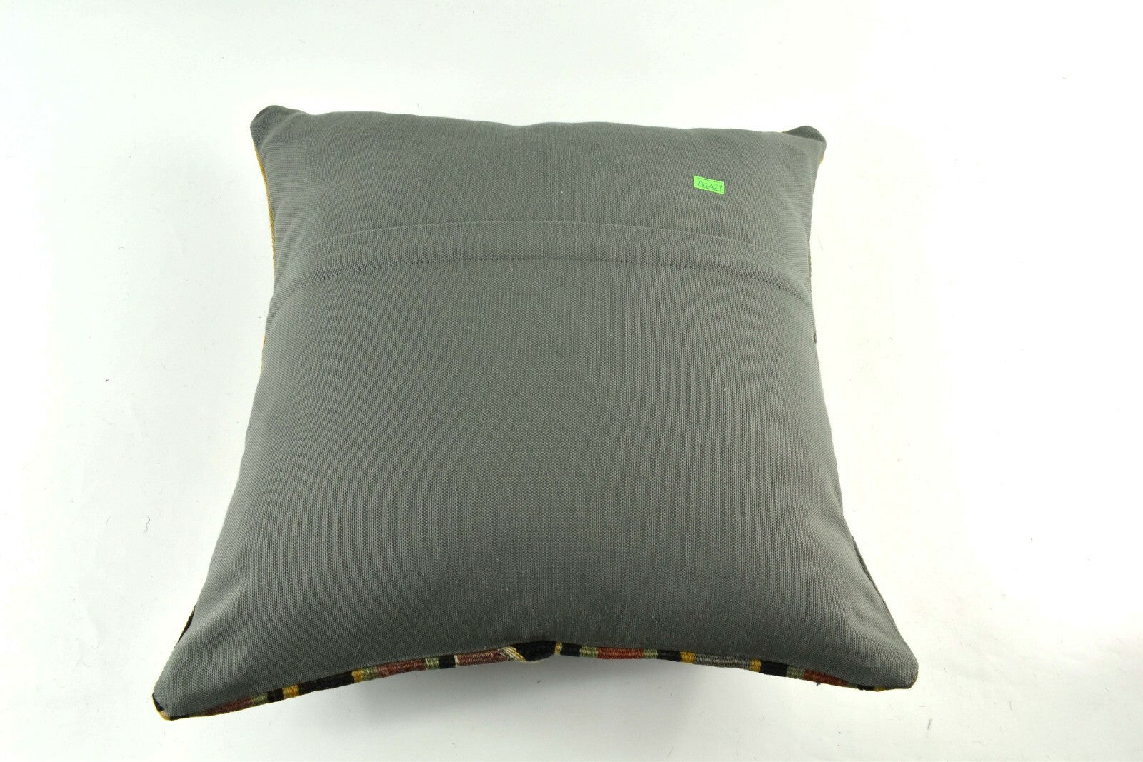 Kilim Pillow Cover 18x18 Handmade Turkish Ethnic Vintage Cushion A2209